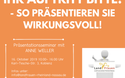 Seminar mit Anne Weller