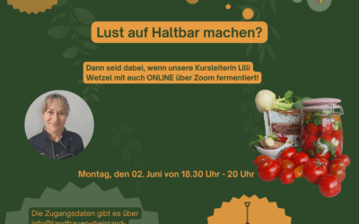 Onlineveranstaltung: Fermentieren