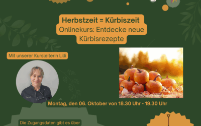Onlineveranstaltung: Neue Kürbisrezepte